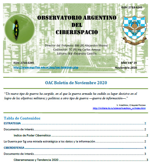 Tapa de la revista