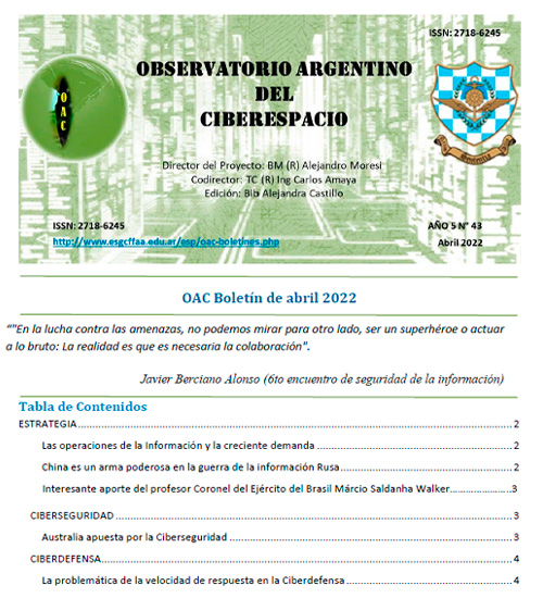 Tapa de la revista