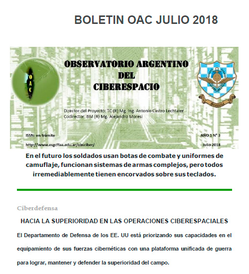 Tapa del boletin